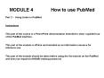 MODULE 4 How to use PubMed PowerPoint PPT Presentation