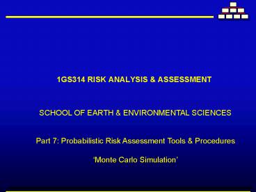 1GS314 RISK ANALYSIS