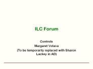 ILC Forum