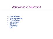Approximation Algorithms