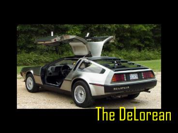 The DeLorean
