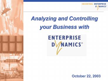 Features Enterprise Dynamics 5