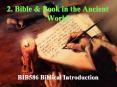 2' Bible PowerPoint PPT Presentation