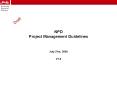 NPD Project Management Guidelines PowerPoint PPT Presentation