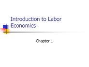 Introduction to Labor Economics