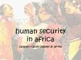 human%20security%20in%20africa PowerPoint PPT Presentation