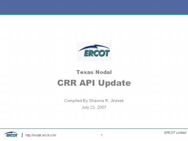 http://nodal.ercot.com 1
