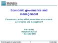 Economic governance and management PowerPoint PPT Presentation