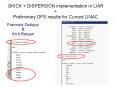GKICK DISPERSION implementation in LIAR Preliminary DFS results for Curved LINAC PowerPoint PPT Presentation
