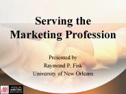 Serving the Marketing Profession