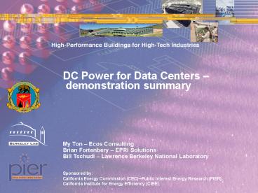 DC Power Demonstration