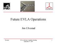 EVLA Advisory Committee Meeting