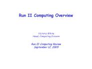 Run II Computing Overview