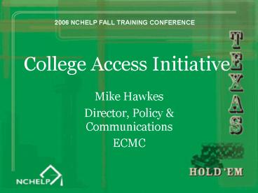 College Access Initiative