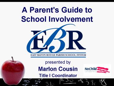 A Parent's Guide to School Involvement