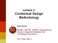 Lecture 3: Contextual Design Methodology PowerPoint PPT Presentation