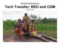 Technical Session 4 Tech Transfer; RED and CDM David Lesolle PowerPoint PPT Presentation