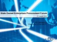 State Owned Enterprises Procurement Forum