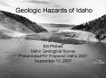 Geologic Hazards of Idaho PowerPoint PPT Presentation