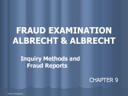 FRAUD EXAMINATION ALBRECHT