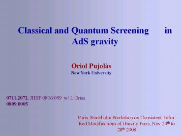 presentation player overlay