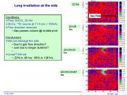 Long irradiation at the side
