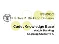USNSCC Harlan R. Dickson Division PowerPoint PPT Presentation