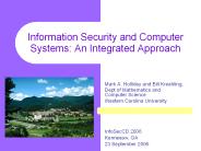 Information Security and Computer Systems: An Integrated Approach