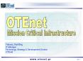 OTEnet PowerPoint PPT Presentation