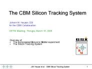 The CBM Silicon Tracking System