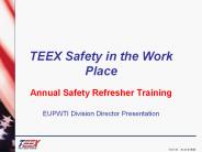 TEEX Safety in the Work Place