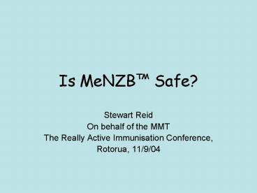 Is MeNZB Safe