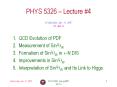 PHYS 5326, Spring 2007 PowerPoint PPT Presentation