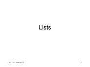 Lists