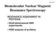 Biomolecular Nuclear Magnetic Resonance Spectroscopy