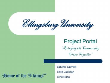 Ellingsburg University