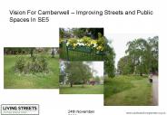 Vision for Camberwell
