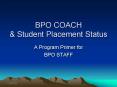 BPO COACH PowerPoint PPT Presentation