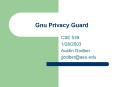 Gnu Privacy Guard PowerPoint PPT Presentation