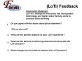 LoTi Feedback PowerPoint PPT Presentation