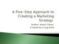 A FiveStep Approach to Creating a Marketing Strategy PowerPoint PPT Presentation