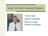 Safety Net Data Collection Strategies