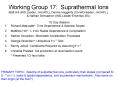 Working Group 17: Suprathermal Ions PowerPoint PPT Presentation