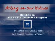 Building an Ethics