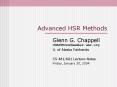 Advanced HSR Methods PowerPoint PPT Presentation
