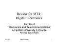 Review for MT4: Digital Electronics PowerPoint PPT Presentation