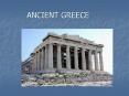 ANCIENT GREECE PowerPoint PPT Presentation