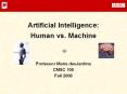 Artificial Intelligence: Human vs. Machine PowerPoint PPT Presentation