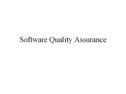 Software Quality Assurance