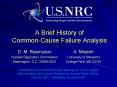 A Brief History of CommonCause Failure Analysis PowerPoint PPT Presentation